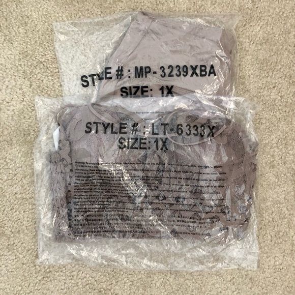 Zenana 2-Piece Adeline Bralette & Leggings Set In Sand Beige. NWT! Sz 1X & 2X - Picture 4 of 5